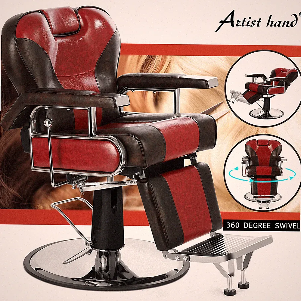 Professional Heavy Duty Barber Chair All Purpose Hydraulic Recline Beauty Salon